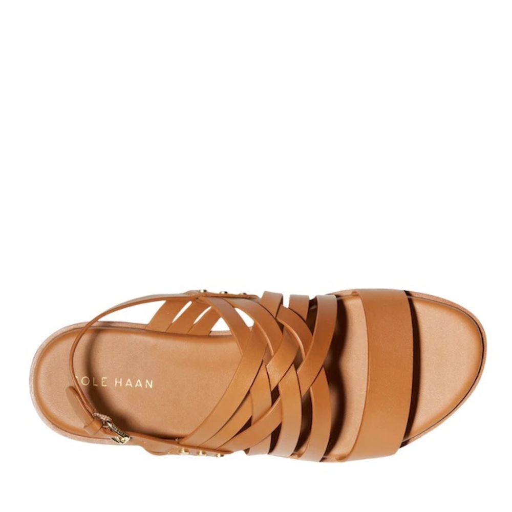 Cole Haan Women's Tan Leather Strappy Sandals